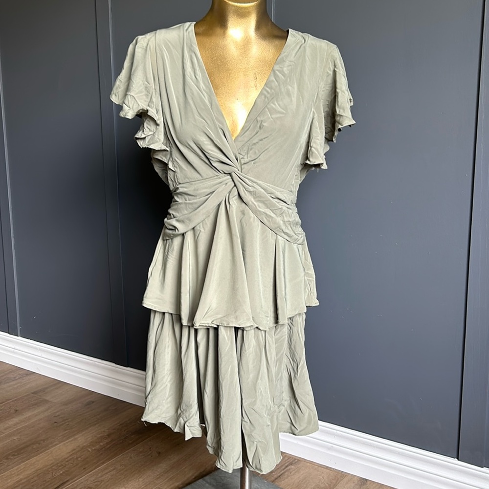 Favlux green dress size large